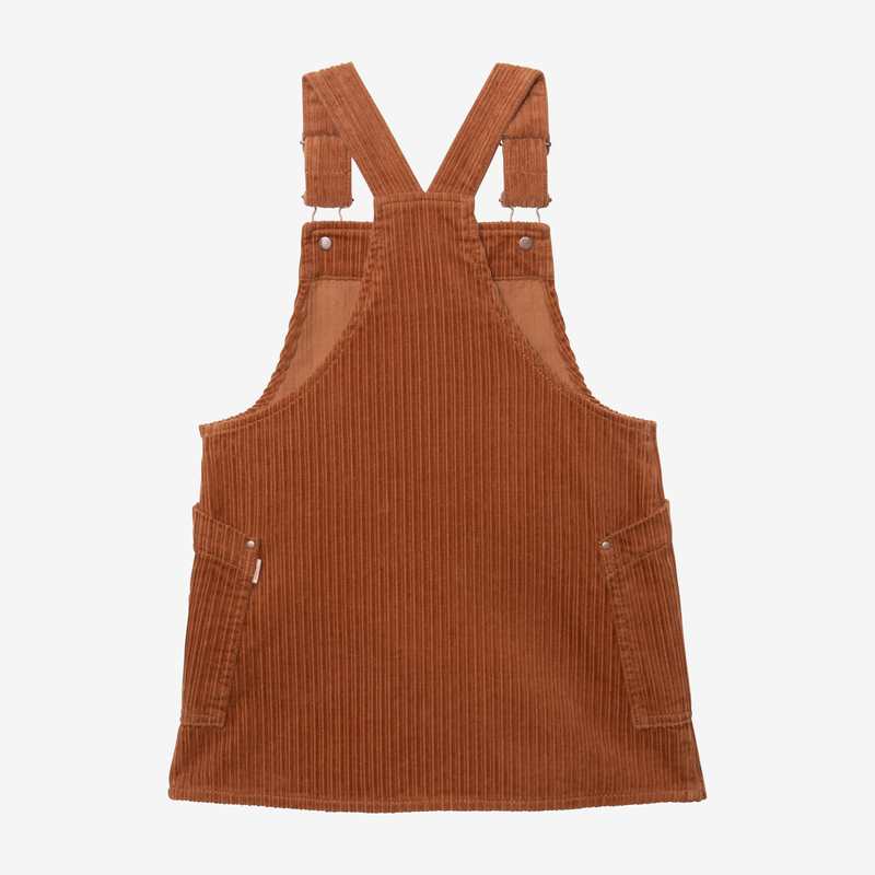 Robe salopette fille velours beige Catimini