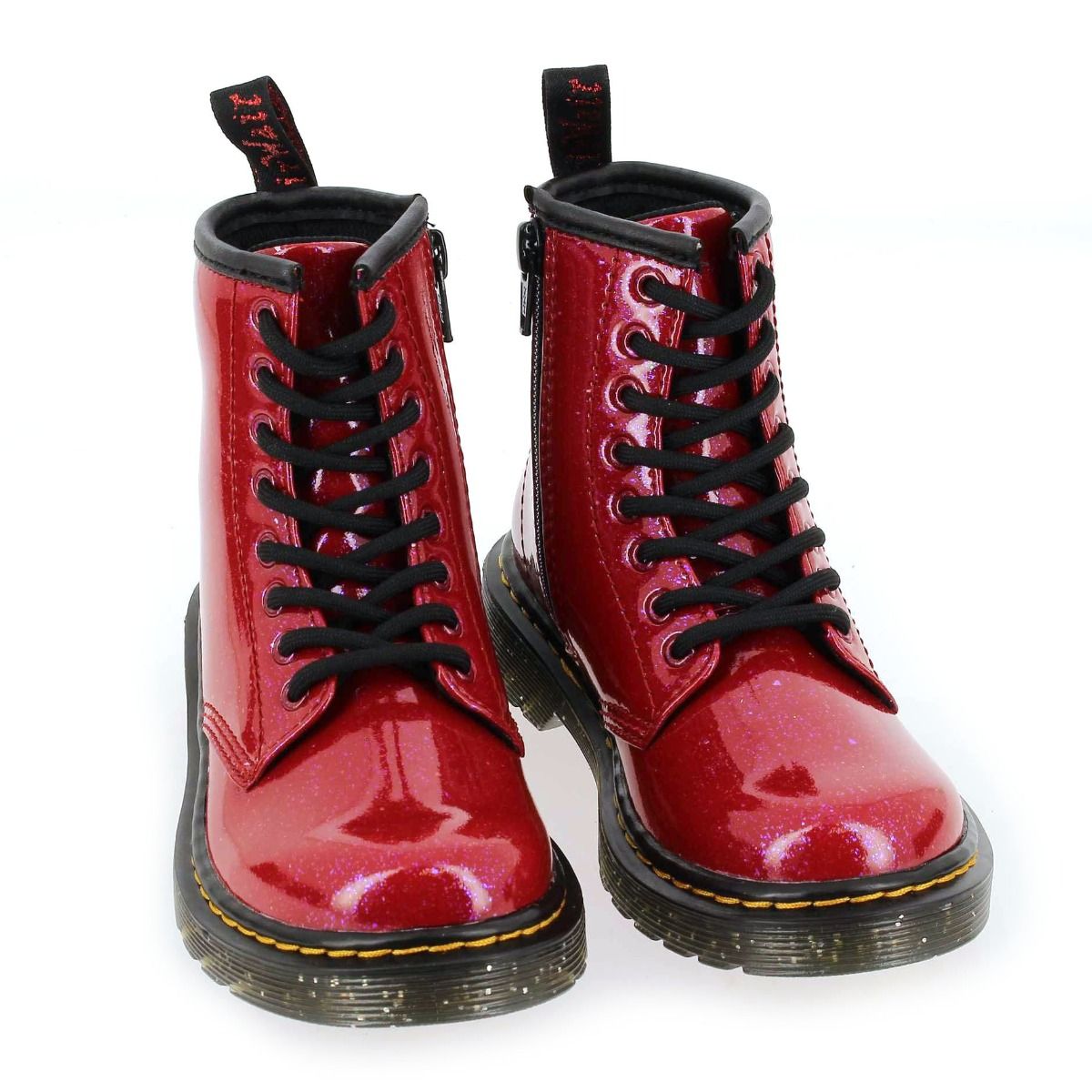 Dr Martens  1460 COSMIC GLITTER - Rouge Brillant