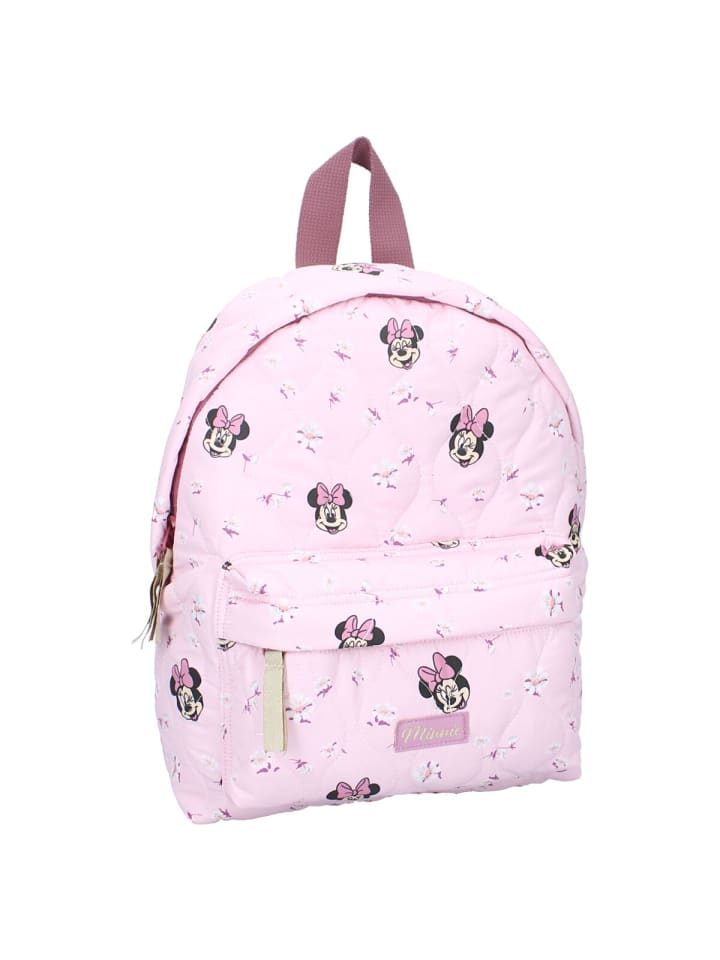 Disney Minnie Mouse Disney Minnie Mouse KinderrucksackHauptfach und Vordertasche in Rosa günstig kaufen 31 cm