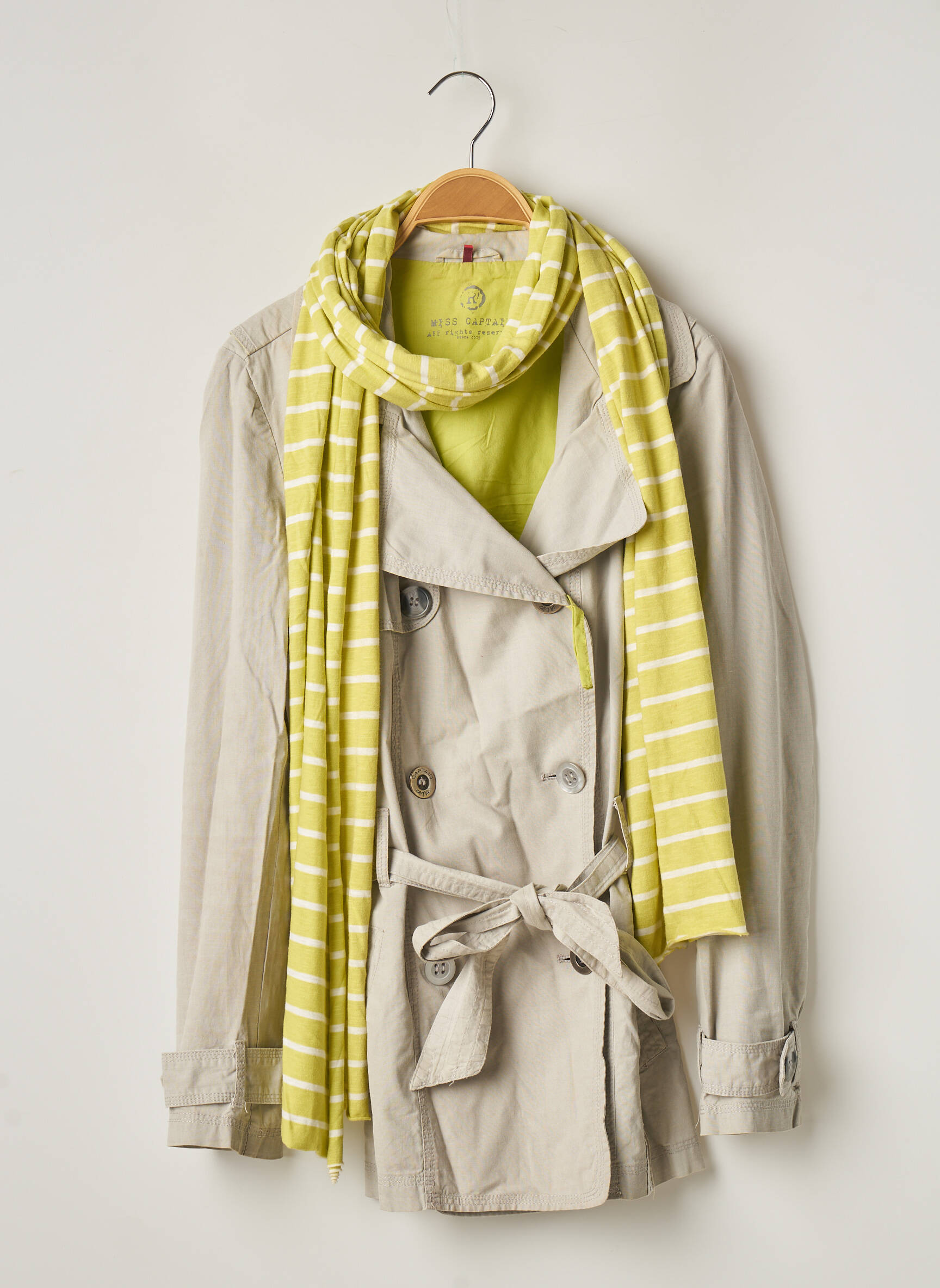 Miss Captain Trenchs Femme couleur gris