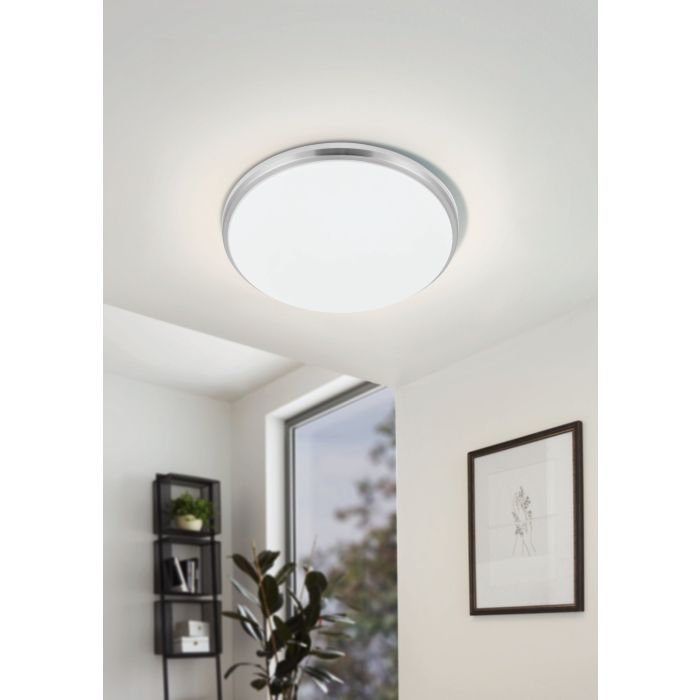 EGLO LED Deckenleuchte Marunella Silber