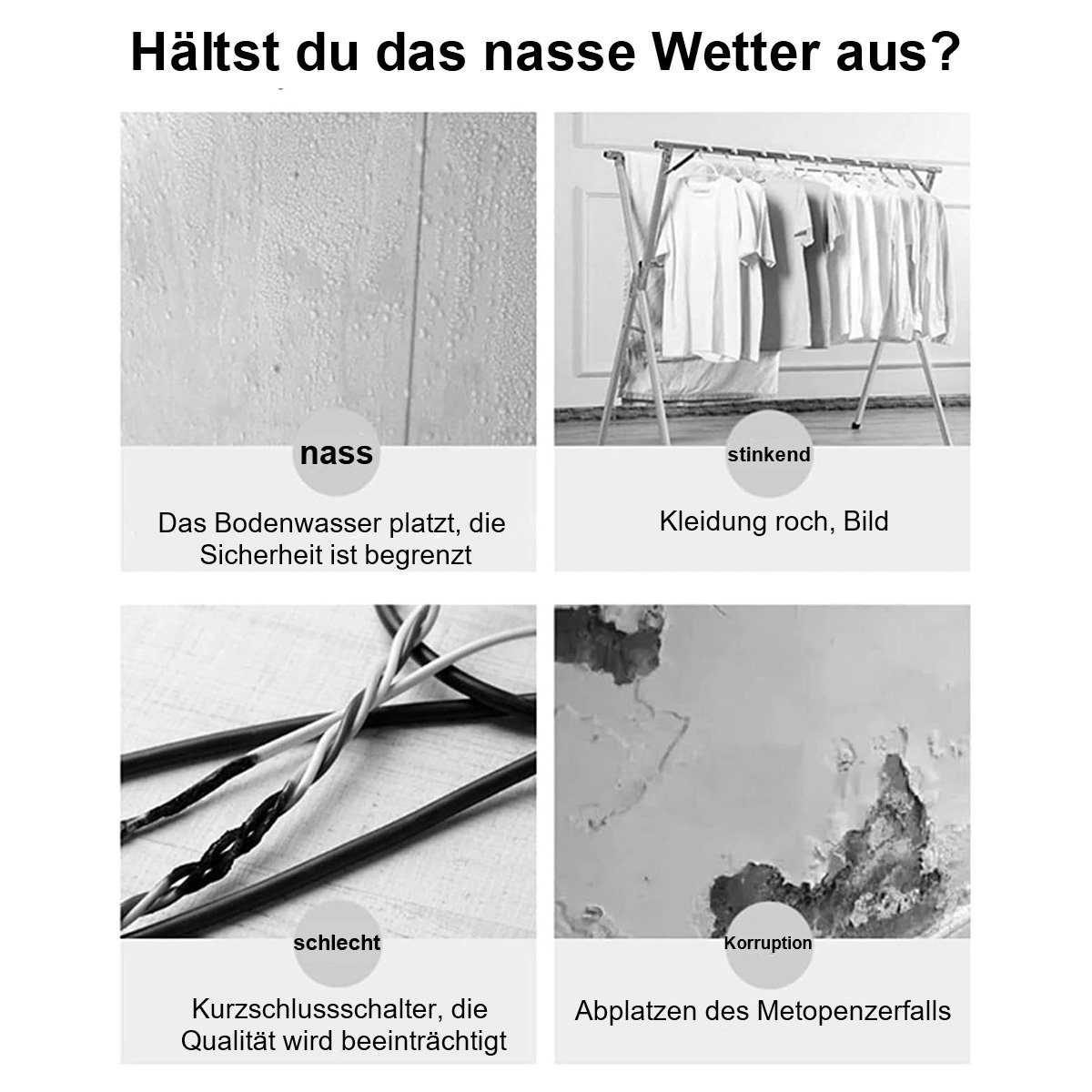 Yoyaxi Luftentfeuchter Leiser tragbarer Luftentfeuchter für Zuhause, Effektiver Feuchtigkeitsabbau und Luftreinigung