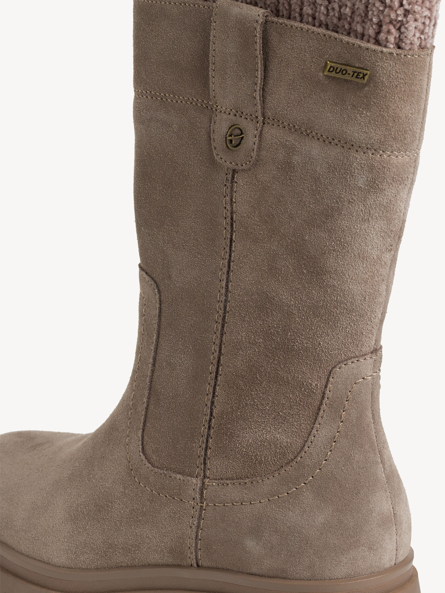 Bottine en cuir - marron