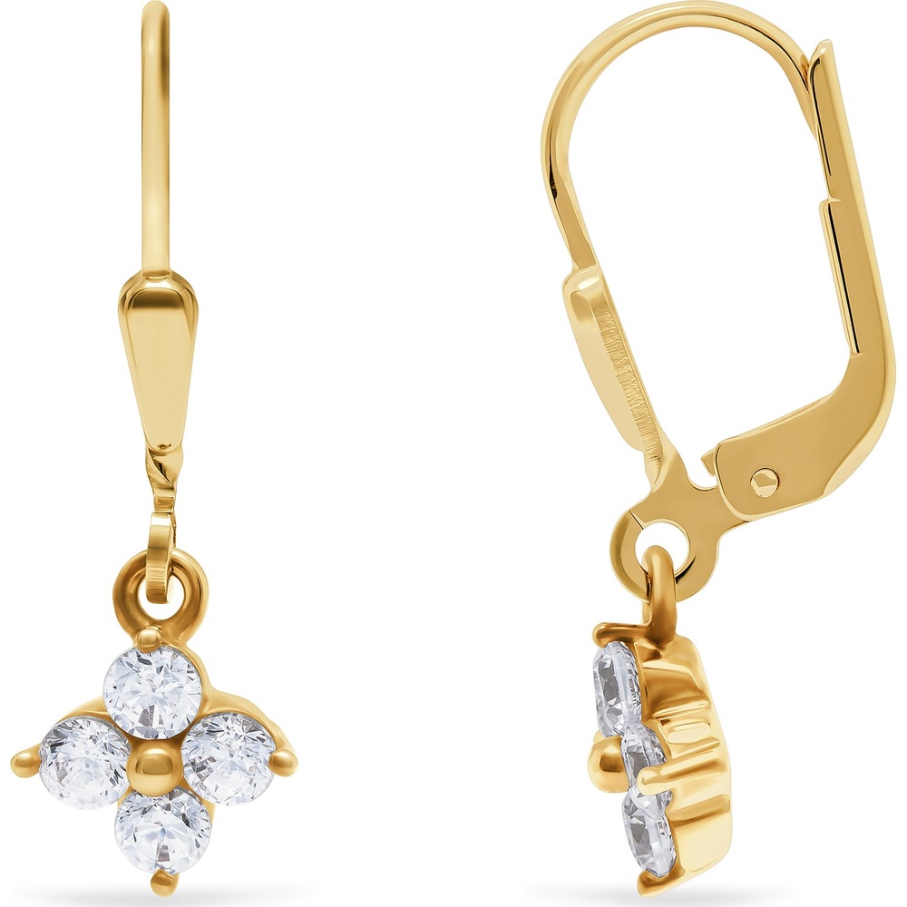 FAVS Boucles d'oreilles 375 Or jaune Boucles d'oreilles