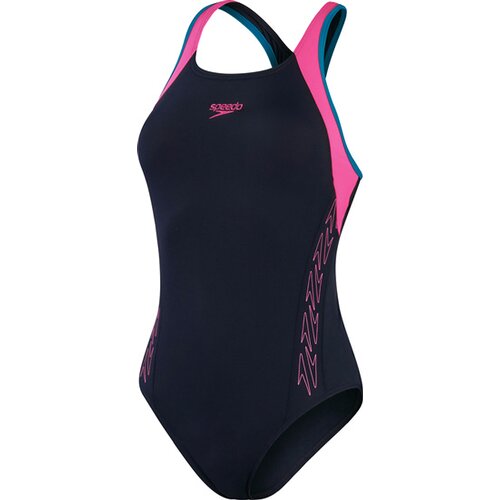 DAMEN BADEANZUG HYPERBOOM SPL FYBK AF NAVY/PINK