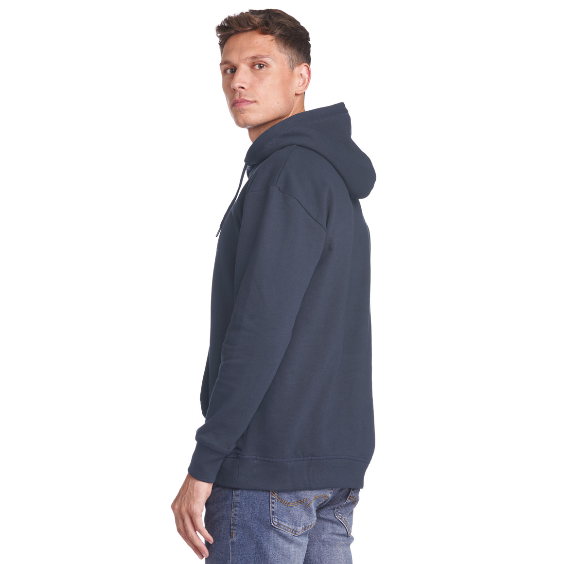 Herren Hoodie mit appliziertem Schriftzug