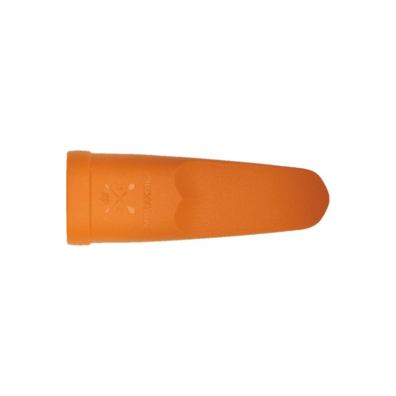 Morakniv Eldris verbranntes Orangenmesser, sehr sichtbares Überlebensmesser, hergestellt in Schweden