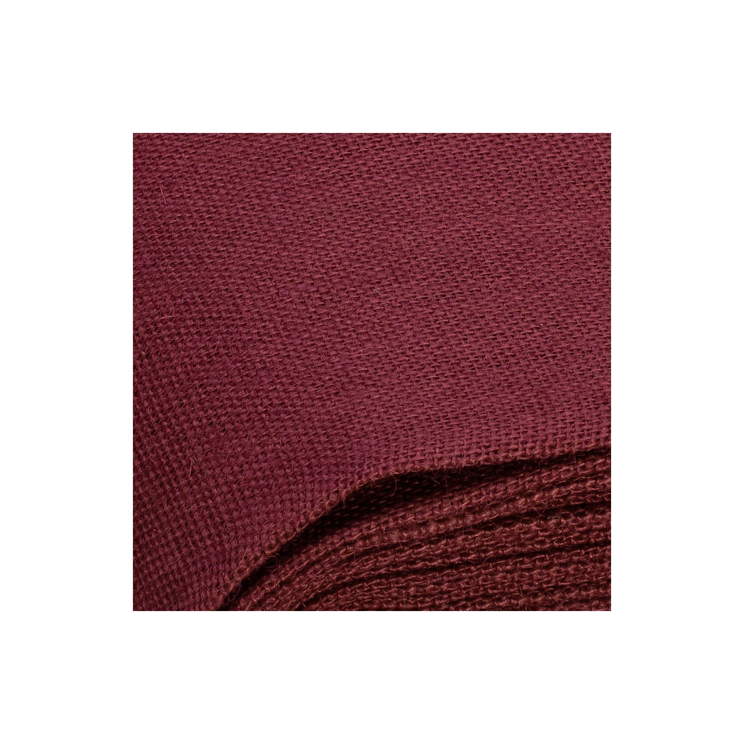 Jute (Rupfen), weinrot
