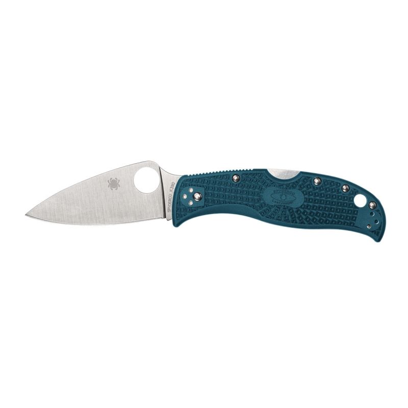Spyderco Leafjumper FRN Blue K390 Plain C262PBLK390