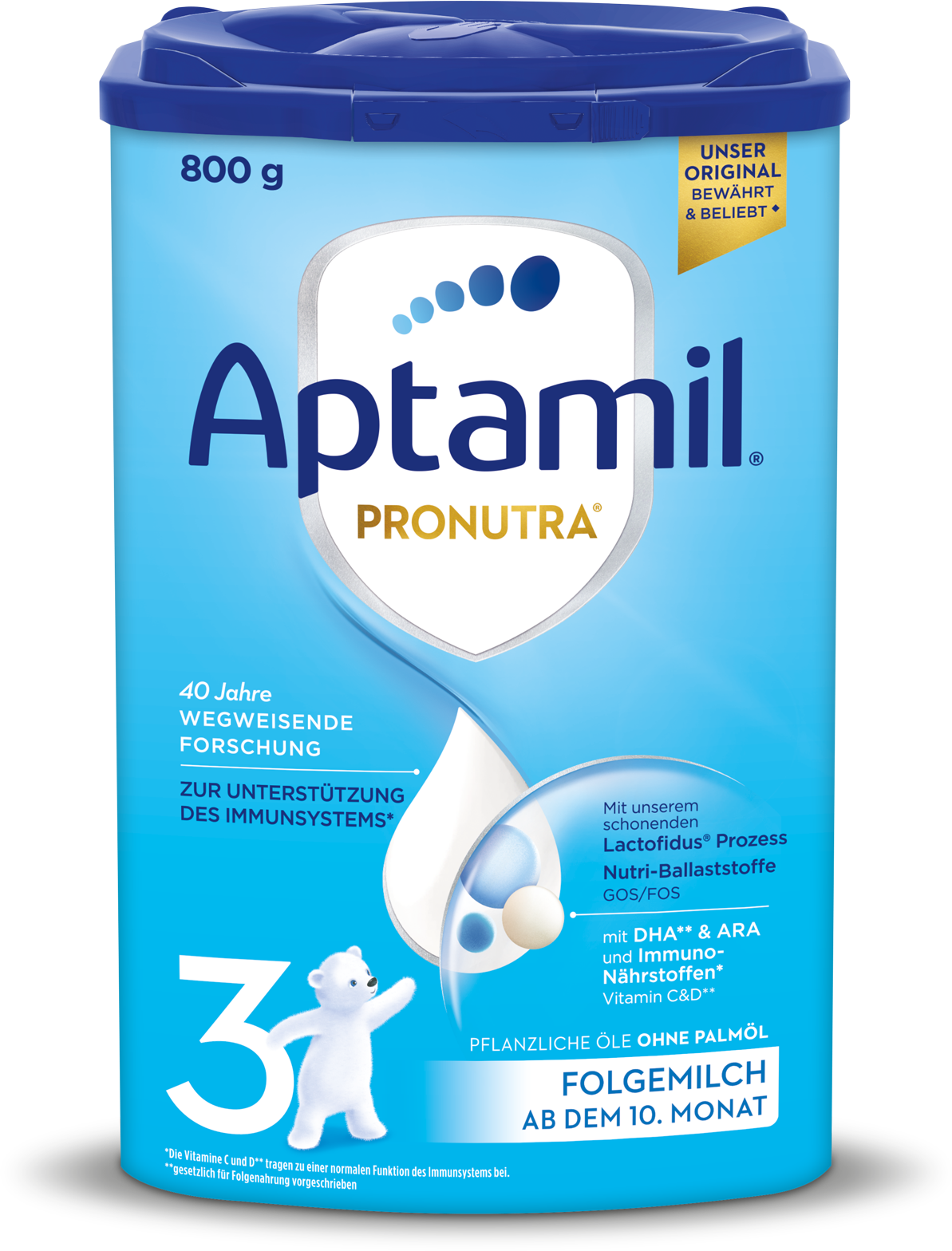 Folgemilch 3 Pronutra ab dem 10. Monat