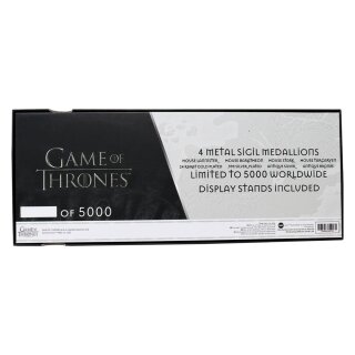 Game of Thrones Medaillen-Set: Sigils (Limited Edition) *Mängelexemplar*