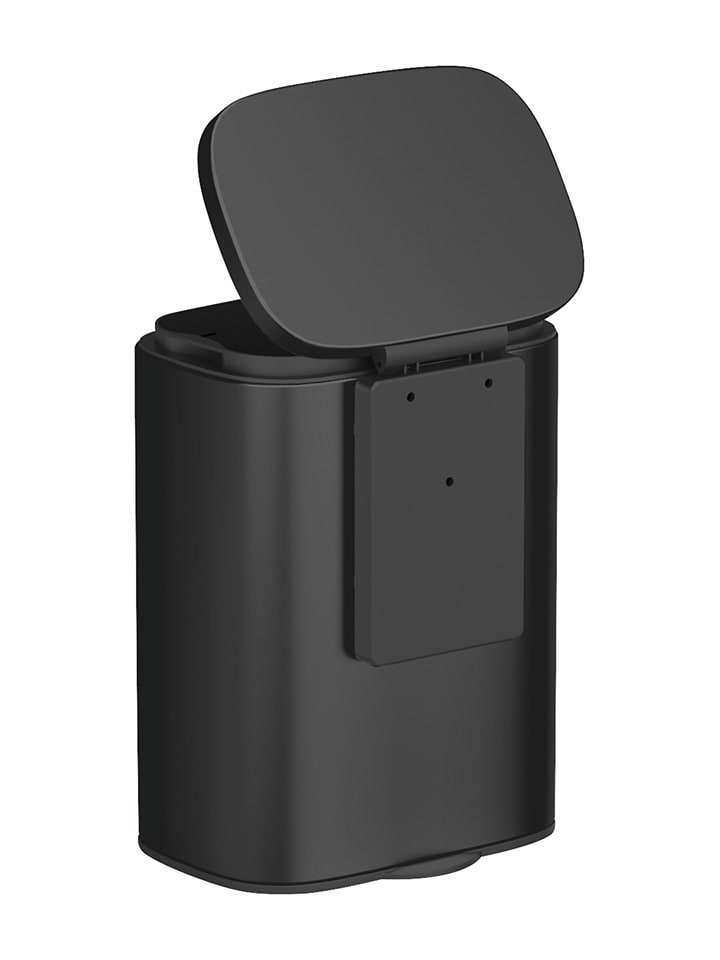 Wenko Edelstahl-Mülleimer in Schwarz- 5 l günstig kaufen onesize