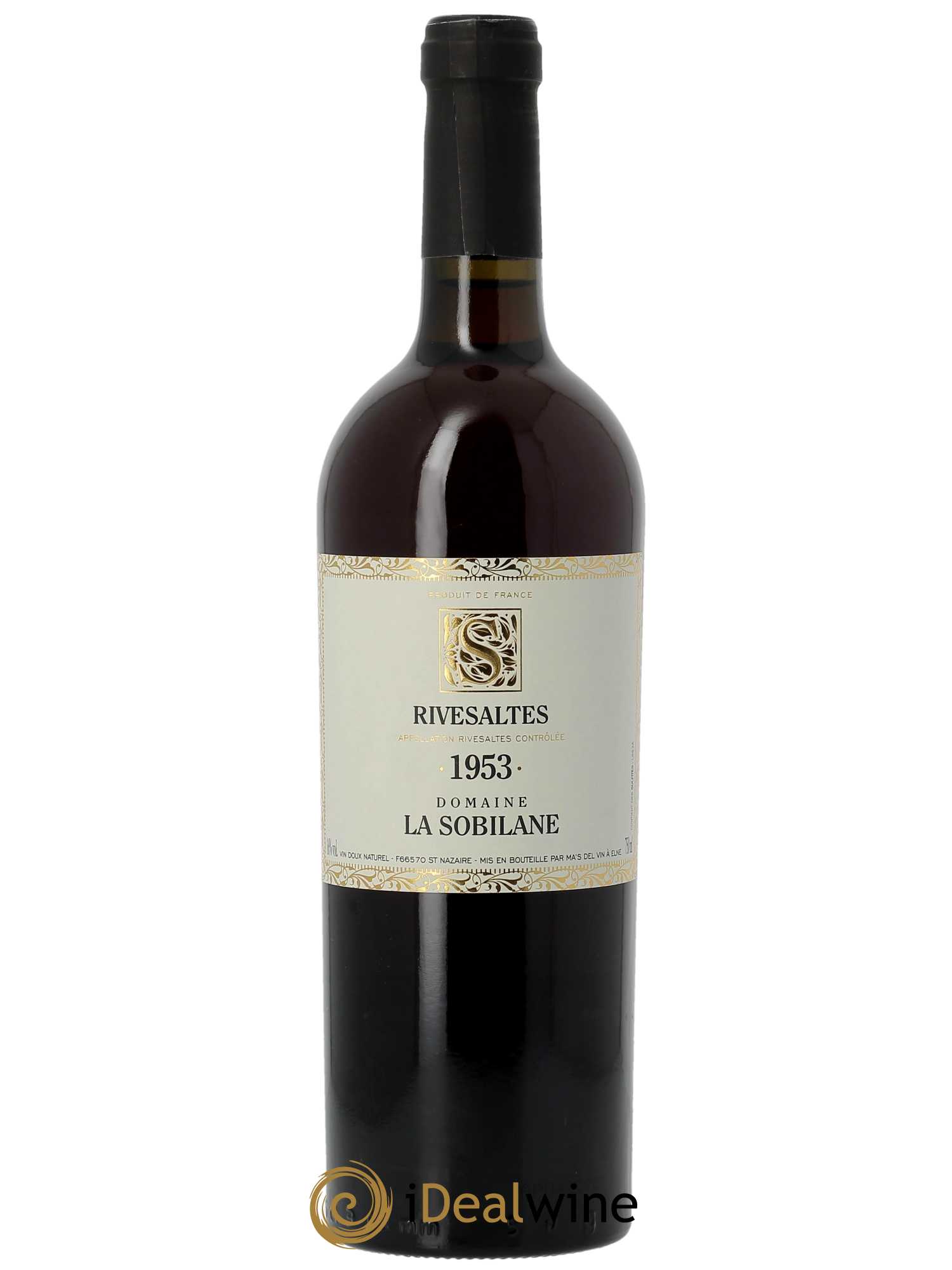 Rivesaltes La Sobilane (Domaine)  1953 - Lot de 1 Bouteille