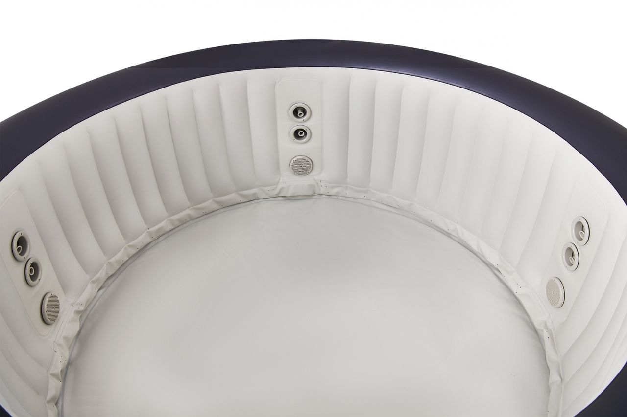 PureHaven MSpa PureHaven aufblasbarer Whirlpool 204x204x70 cm für 6 Personen selbstreinigend inkl. Filterkatuschen und Abdeckung Leergewicht 42 kg