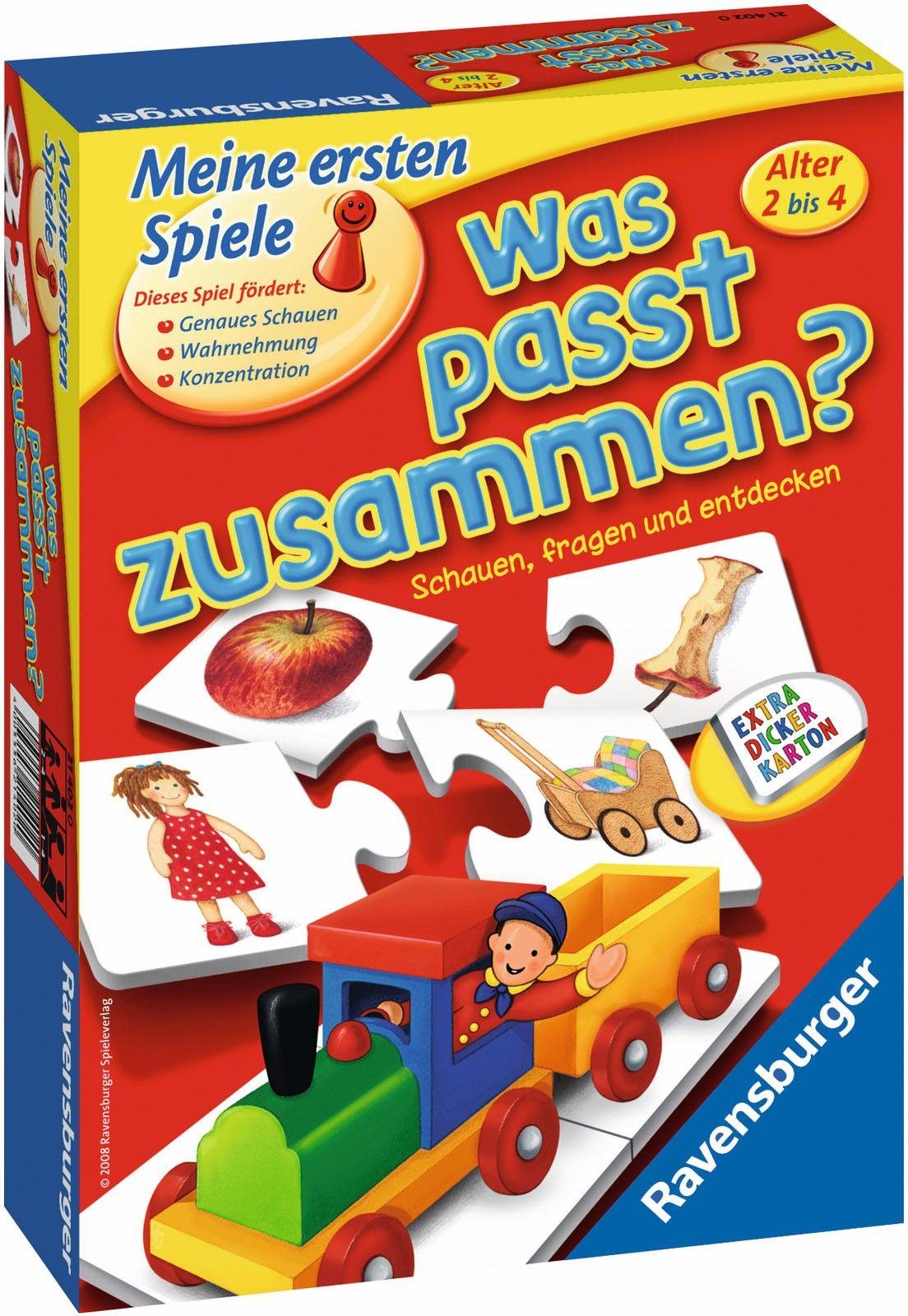 Ravensburger Spiel, Was passt zusammen?, Made in Europe, FSC® - schützt Wald - weltweit
