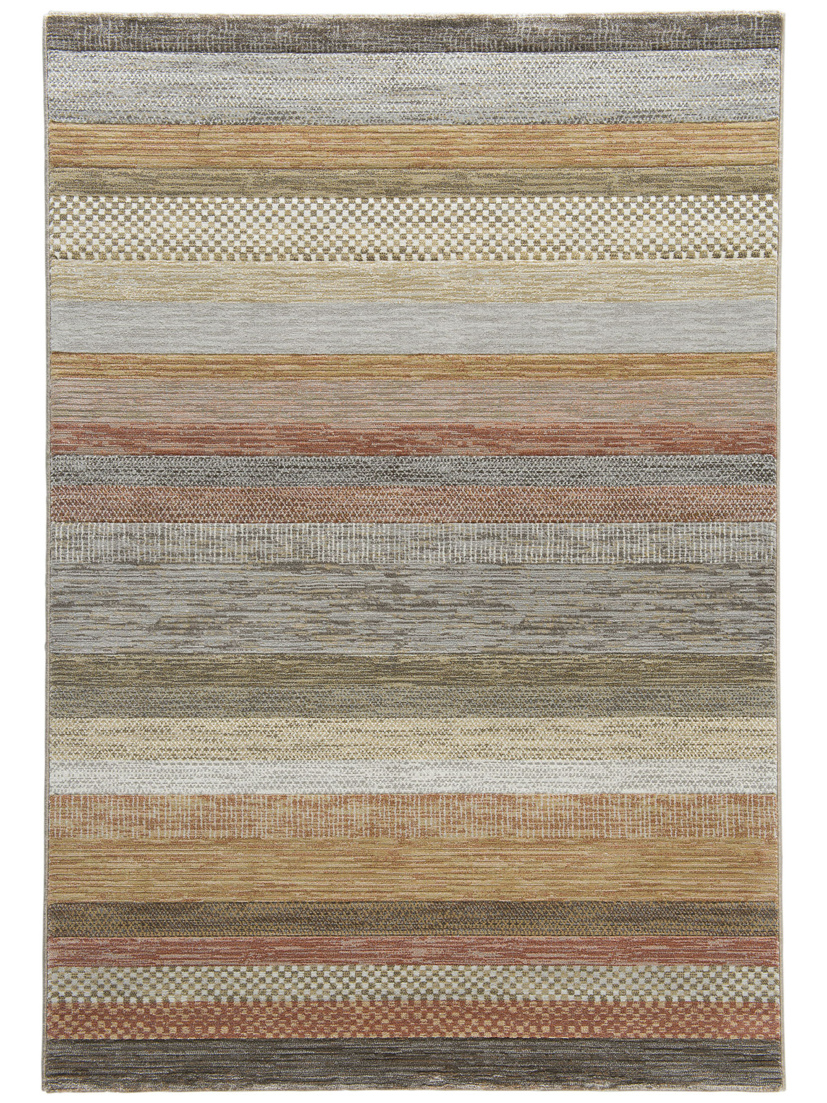 Maturin Moderner Teppich, Kupfer