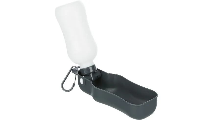 Trixie Flasche mit Trinknapf Kunststoff 250 ml Hunde Zubehör