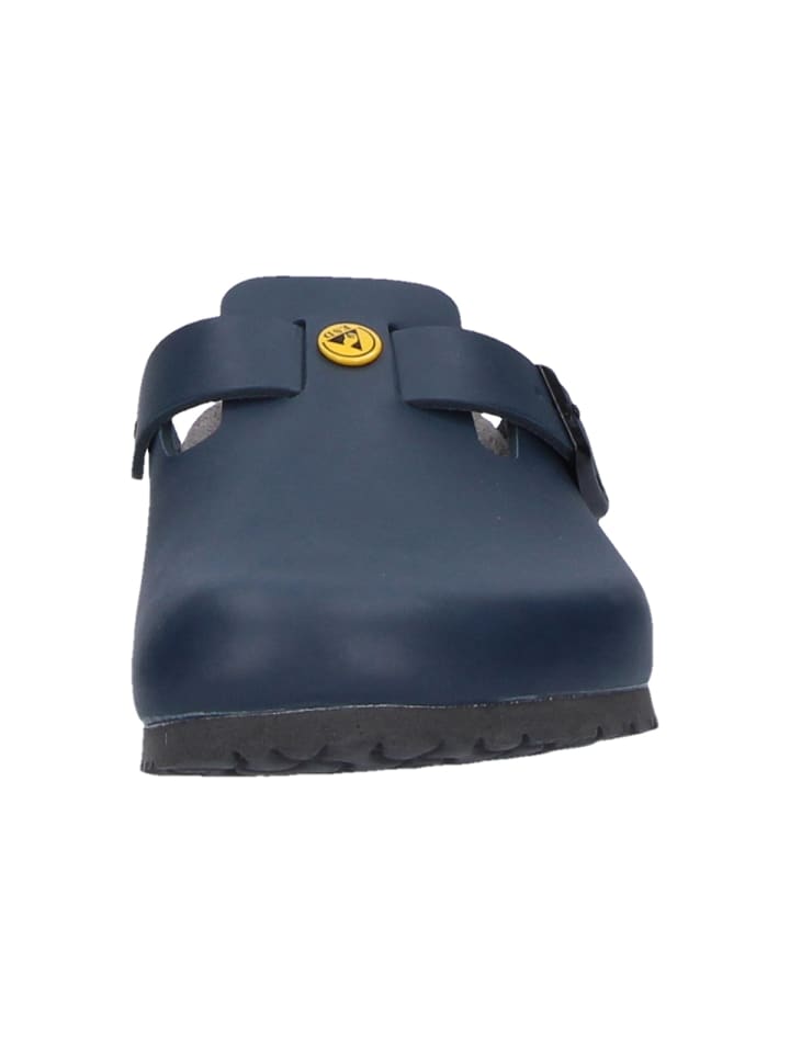 Birkenstock Pantoletten Boston ESD in blau günstig kaufen