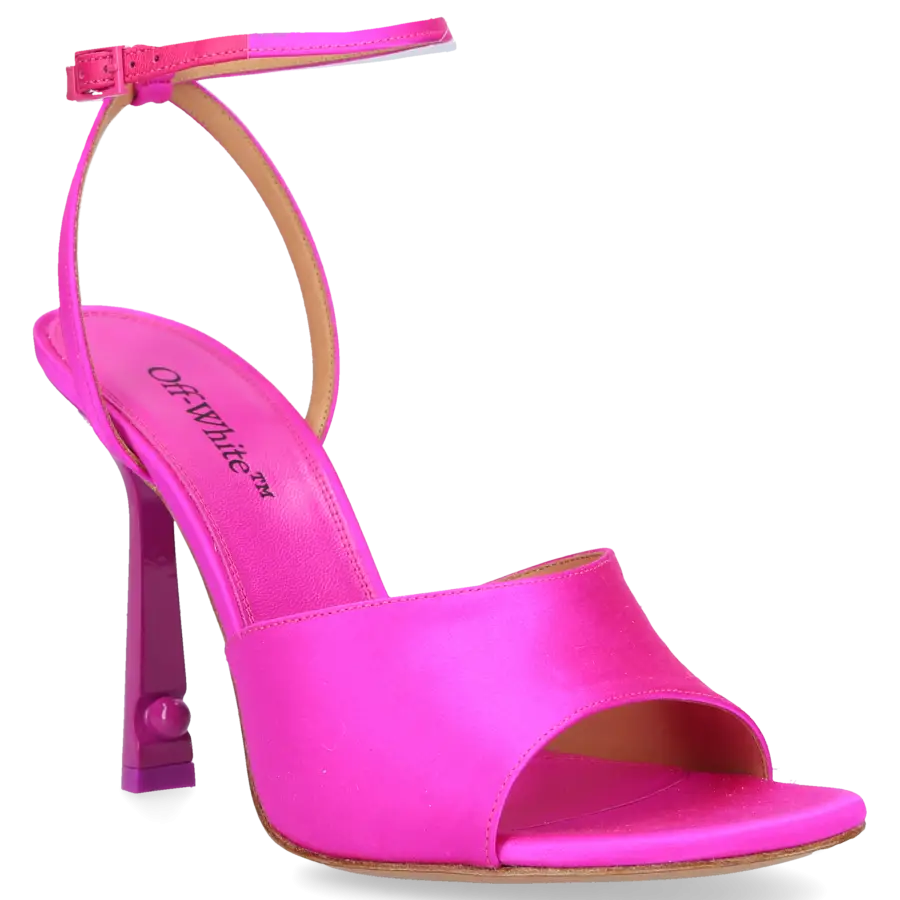 Off-White - Sandalen LOLLIPOP Satin - pink