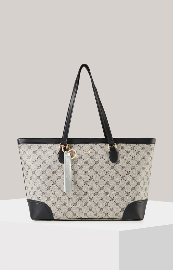 Shopper Mazzolino Edition Mariella in Schwarz/Offwhite