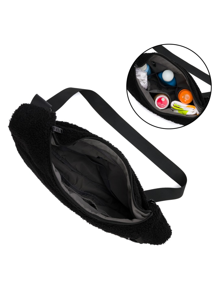 fillikid Buggy Organizer Daybag Teddyplüsch Exklusiv in Schwarz günstig kaufen onesize