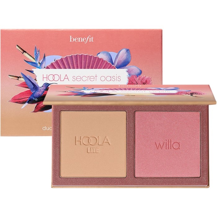 Gimme Minis Geschenkset Hoola Secret Oasis - Palette Aus Hoola Lite Bronzer & Willa Blush von Benefit