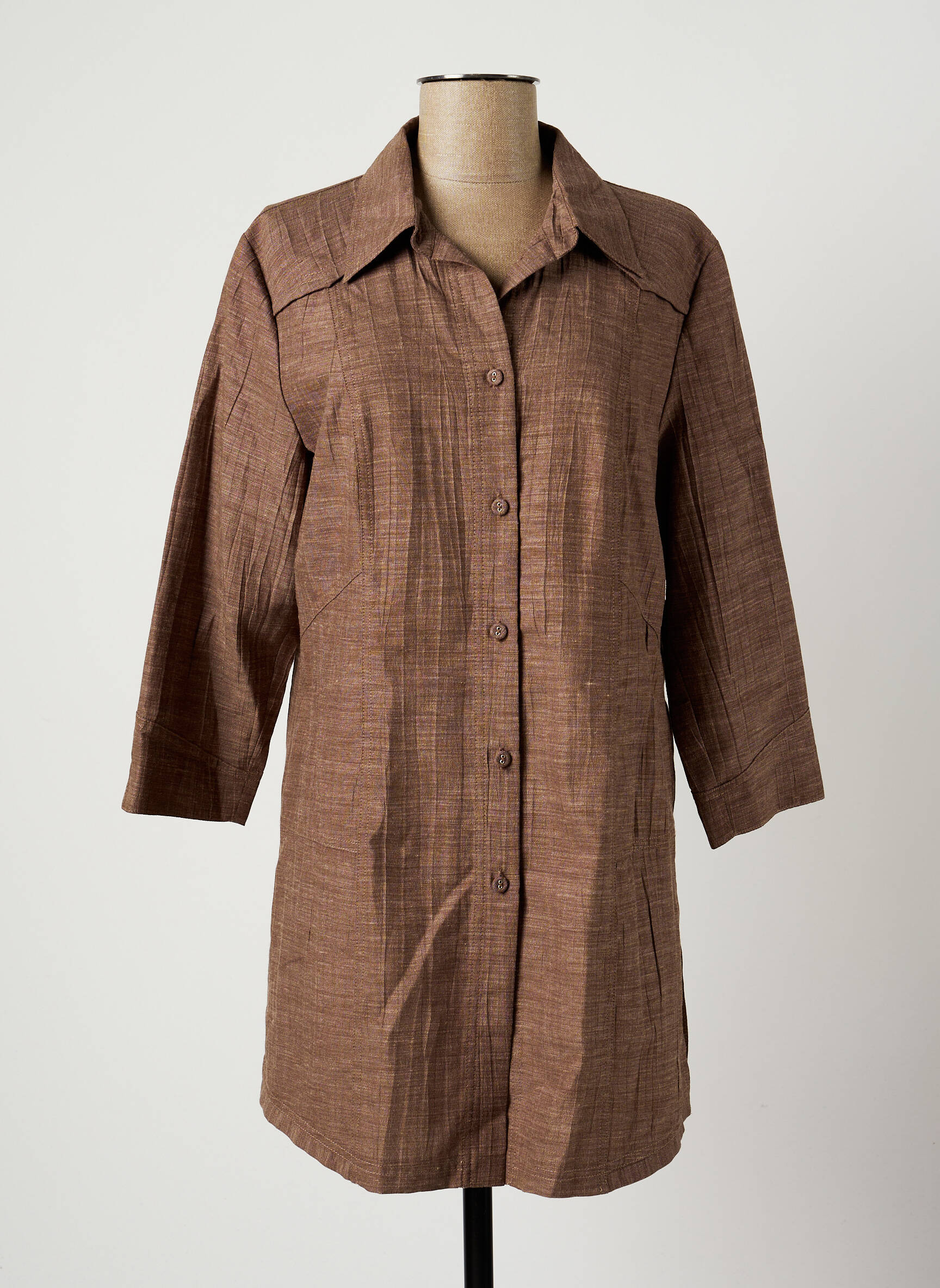 Pauporte Tuniquemanchelongue Femme couleur marron