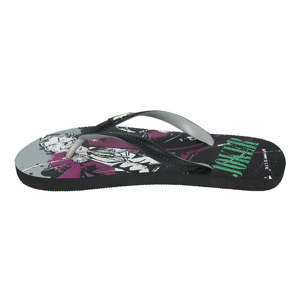 Batman DC Joker Herren Flip Flops Sandalen Zehentrenner Gr. 40 bis 44