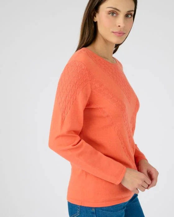 Pull maille fantaisie chaud Thermolactyl