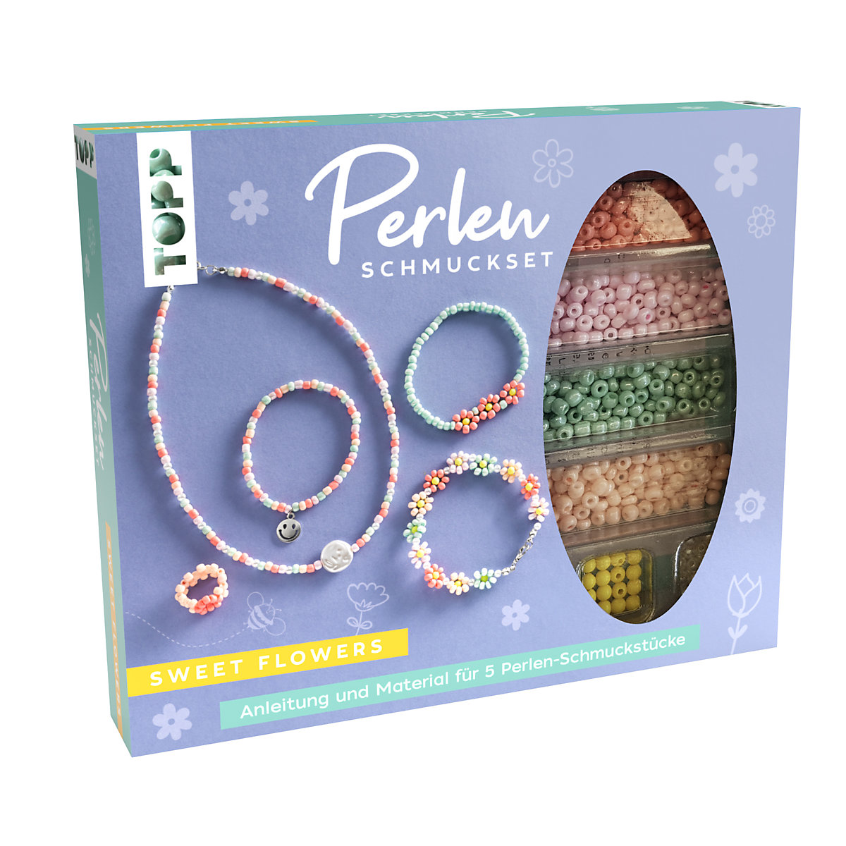 Perlen-Schmuckset - Sweet Flowers