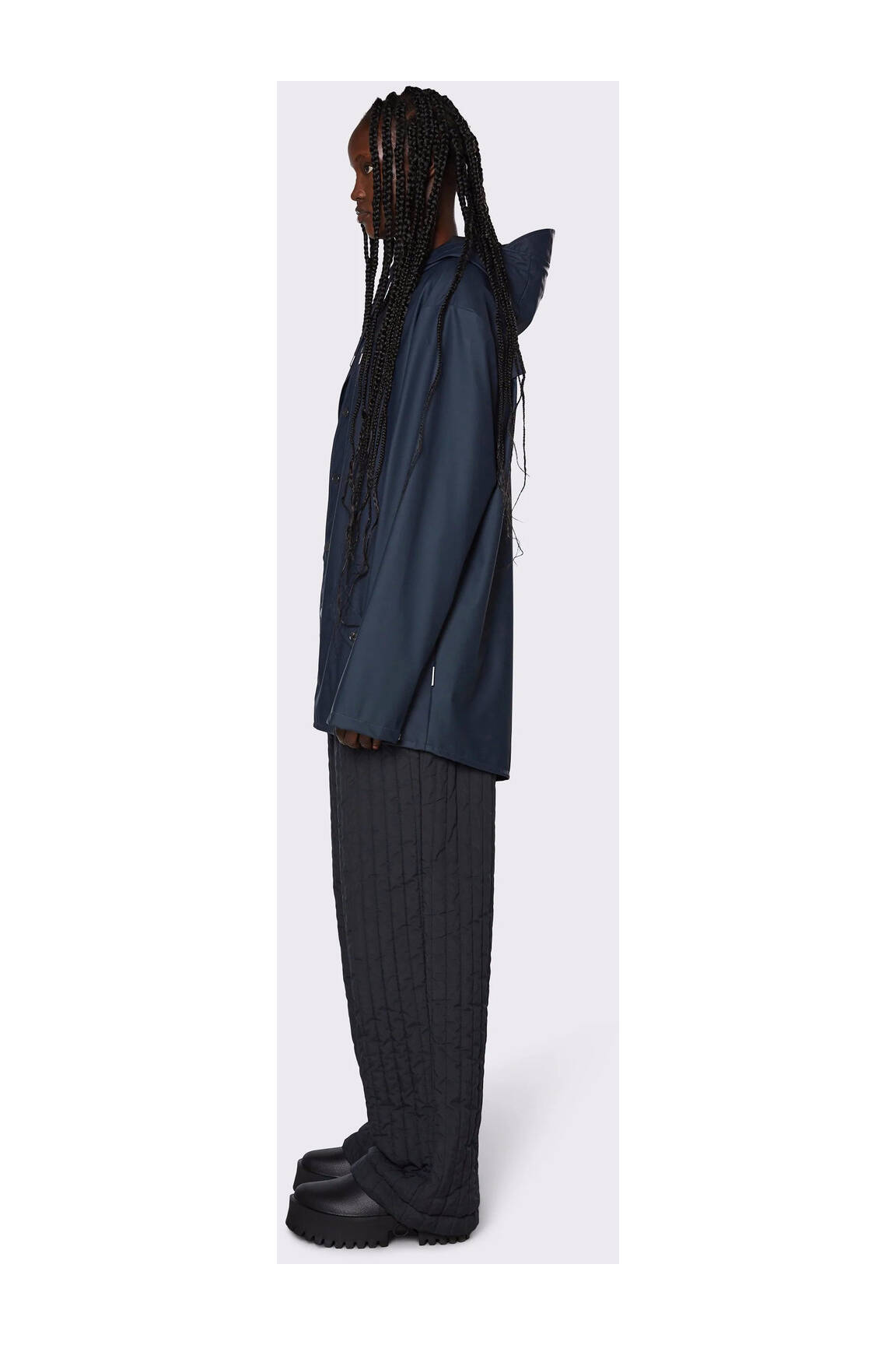 Rains Impermeables Trenchs Unisexe couleur bleu
