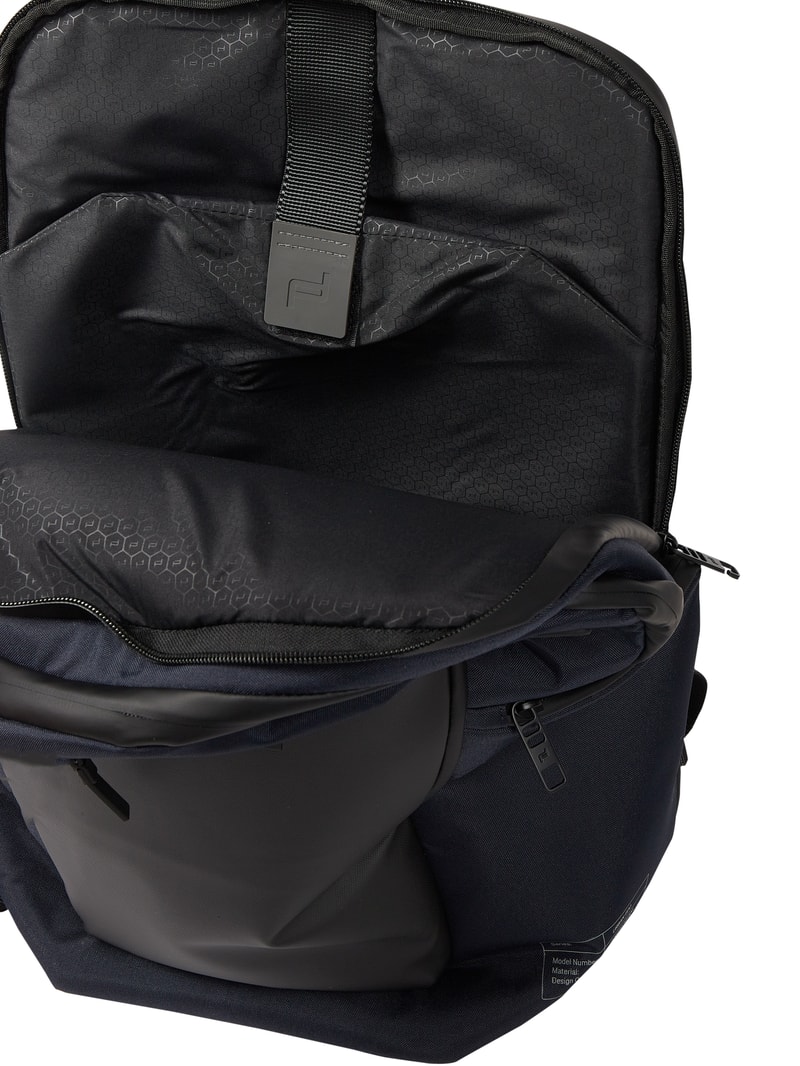 Rucksack mit USB-Anschluss - wasserdicht in dunkelblau
