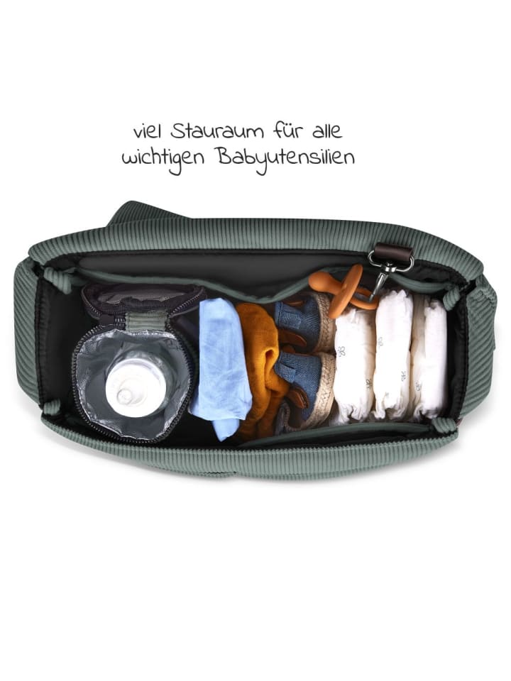 ABC-Design Wickeltasche Urban - inkl. Wickelunterlage & viel Zubehör in gruen,braun günstig kaufen onesize