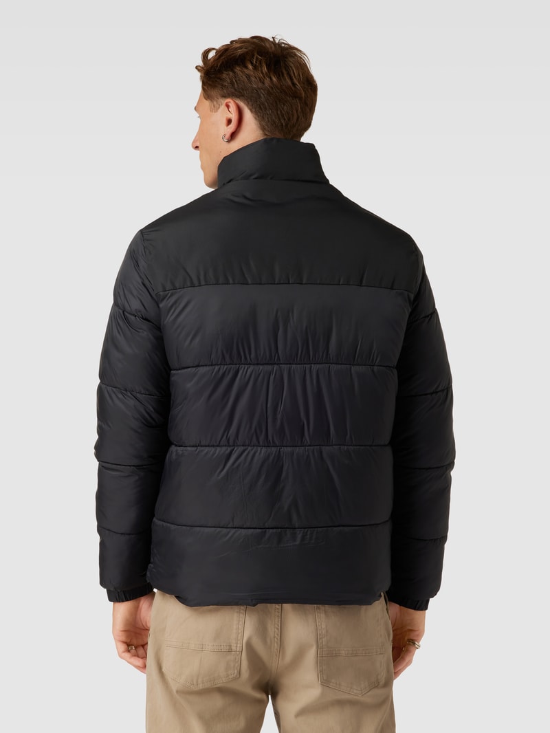 Steppjacke mit Stehkragen Modell 'ETOBY' in schwarz