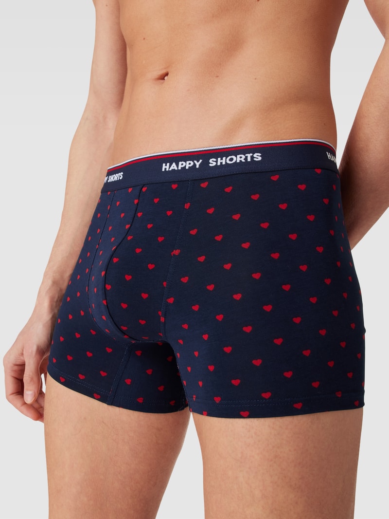 Trunks mit elastischem Logo-Bund in dunkelblau