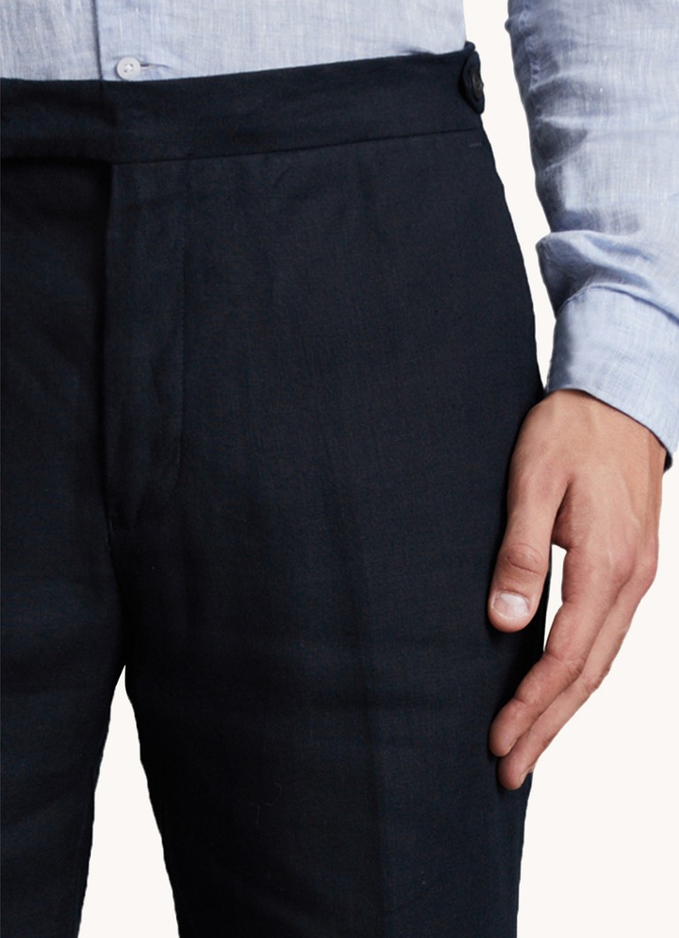 Pantaloni slim fit din in Reiss Kin cu buzunare laterale
