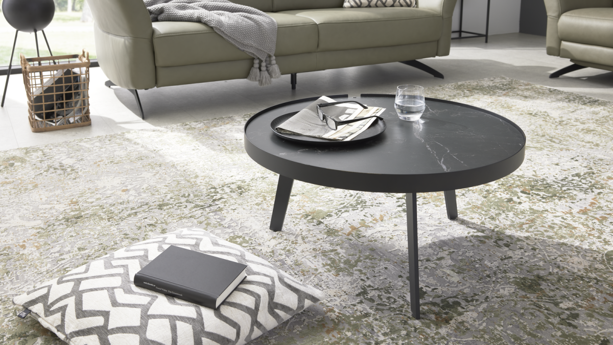 Interliving Couchtisch Interliving 6217 Schwarz 70 cm