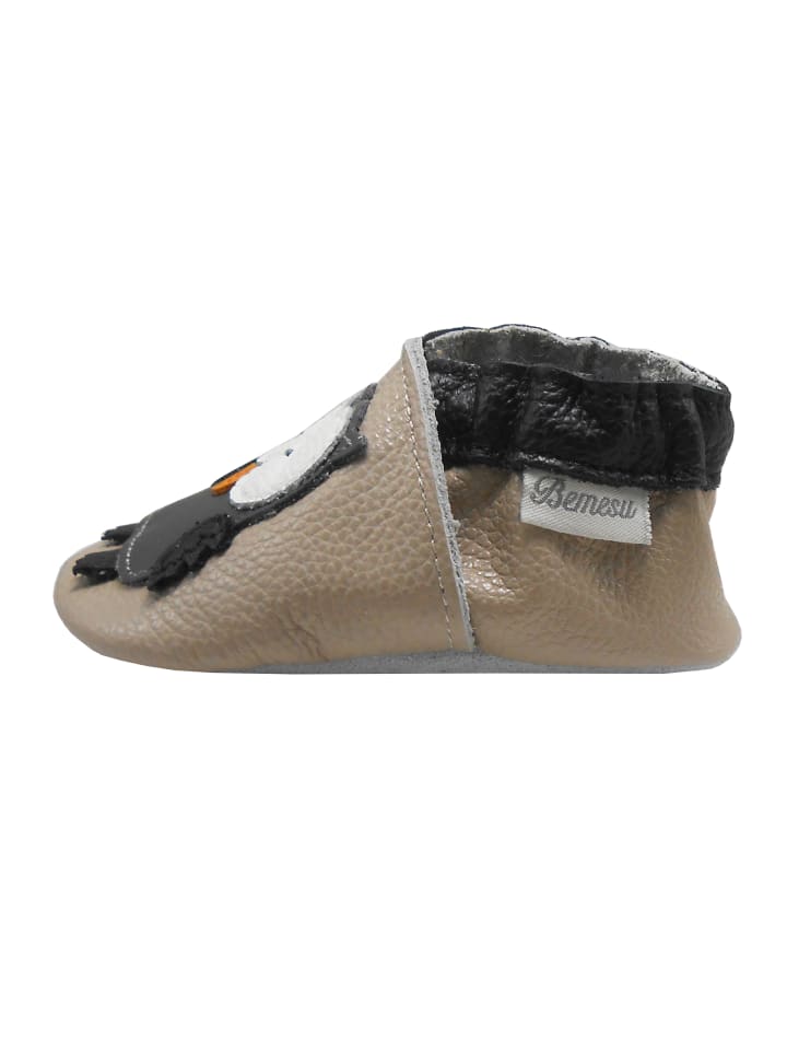 Yalion Baby Krabbelschuhe in Eule Beige günstig kaufen
