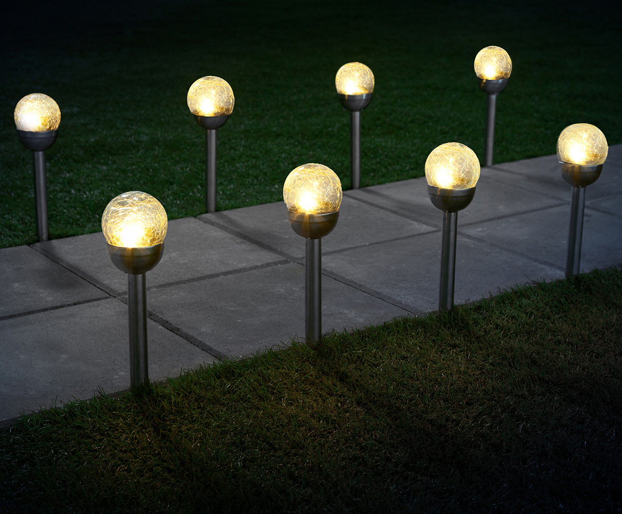 I-Glow XXL LED-Solarleuchten 