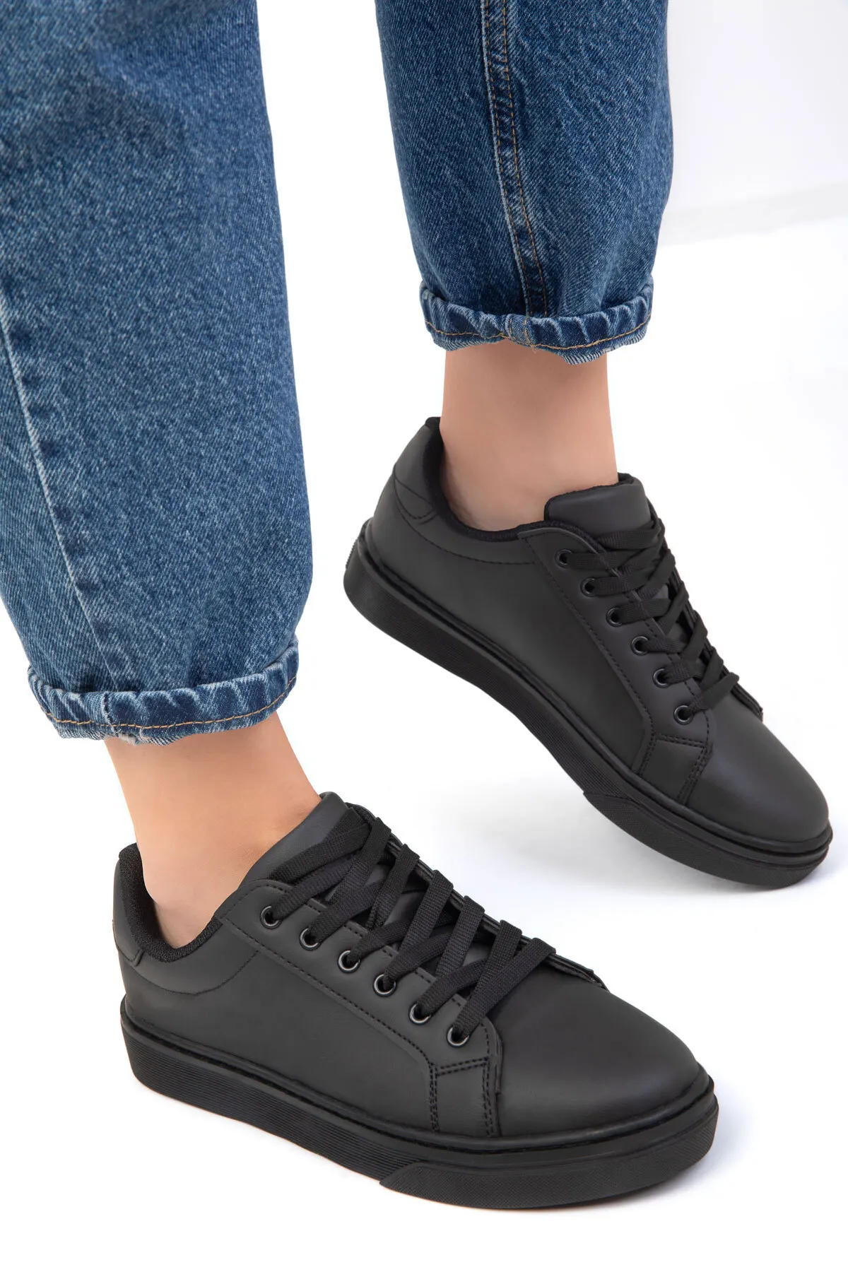 SOHO  Schwarz-Schwarz Damen Sneaker 14395