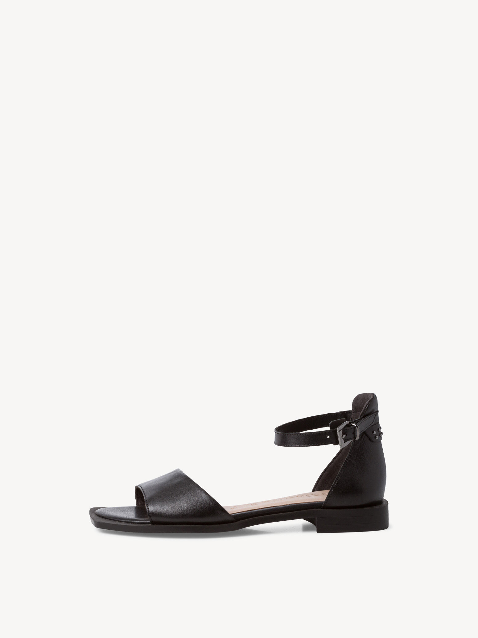 Sandale en cuir - noir