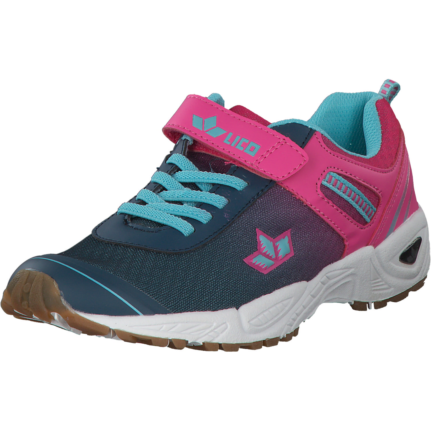Geka Barney VS W, Sneakers Low, Kinder, blau/pink