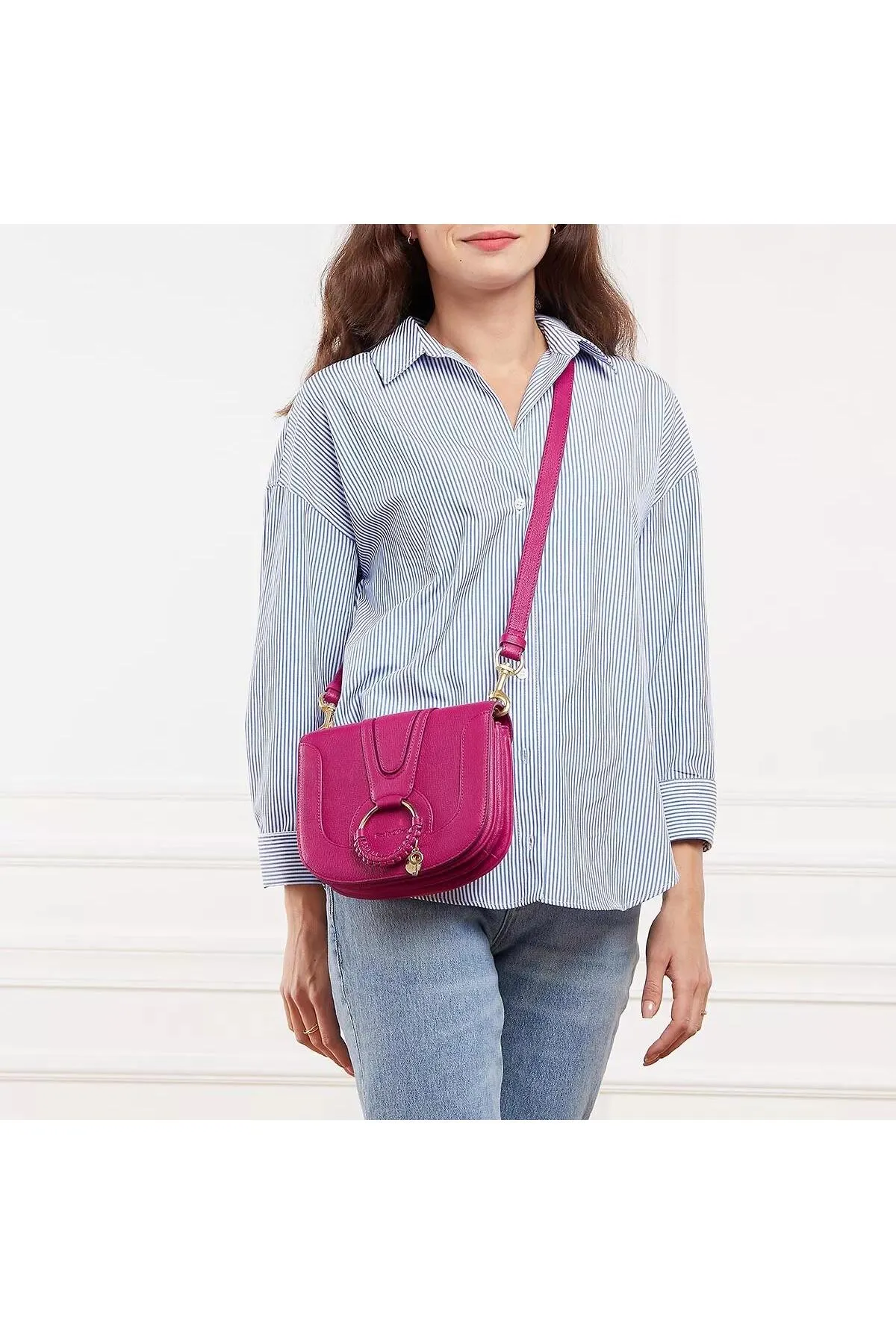 See by Chloé  Hana Medium Umhängetasche Magnetisch Rosa