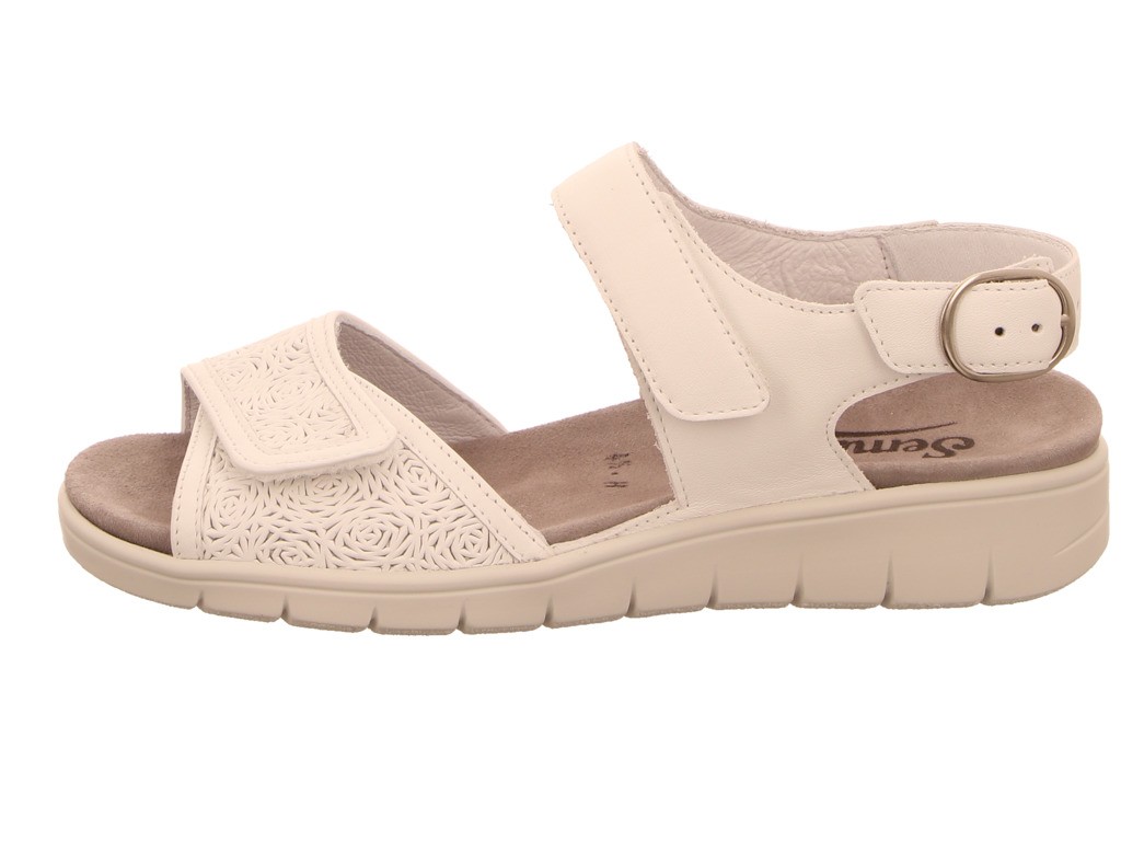 SEMLER Klassische Sandalen weiss
