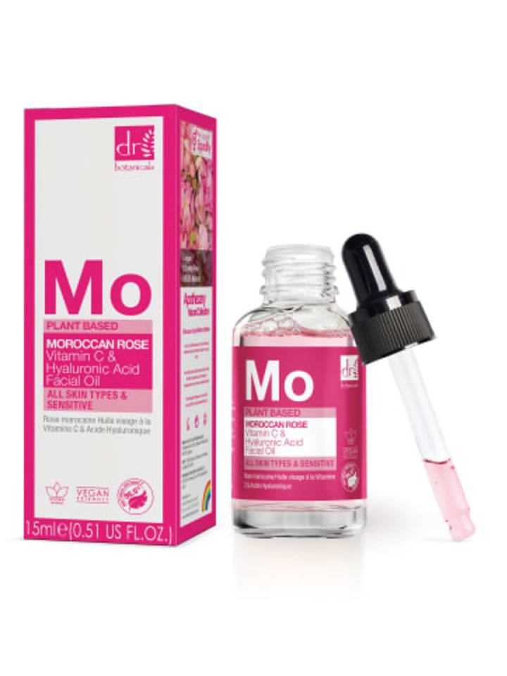 Dr Botanicals Marokkanisches Rosen-Gesichtsöl mit Hyaluronsäure und Vitamin C 15ml günstig kaufen onesize