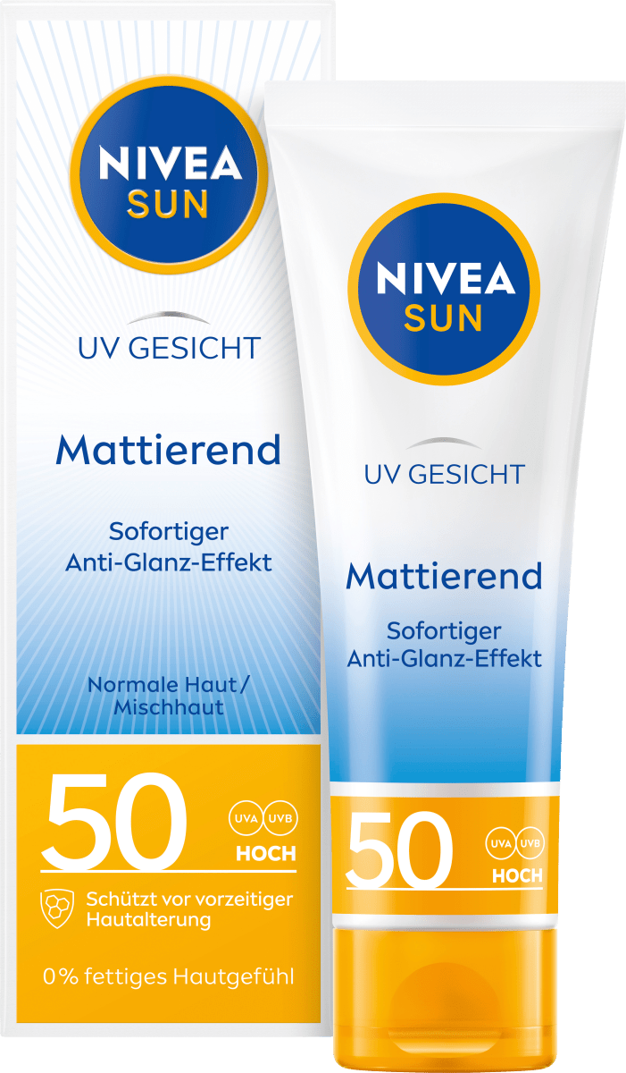 Sonnencreme Gesicht mattierend, LSF 50, 50 ml