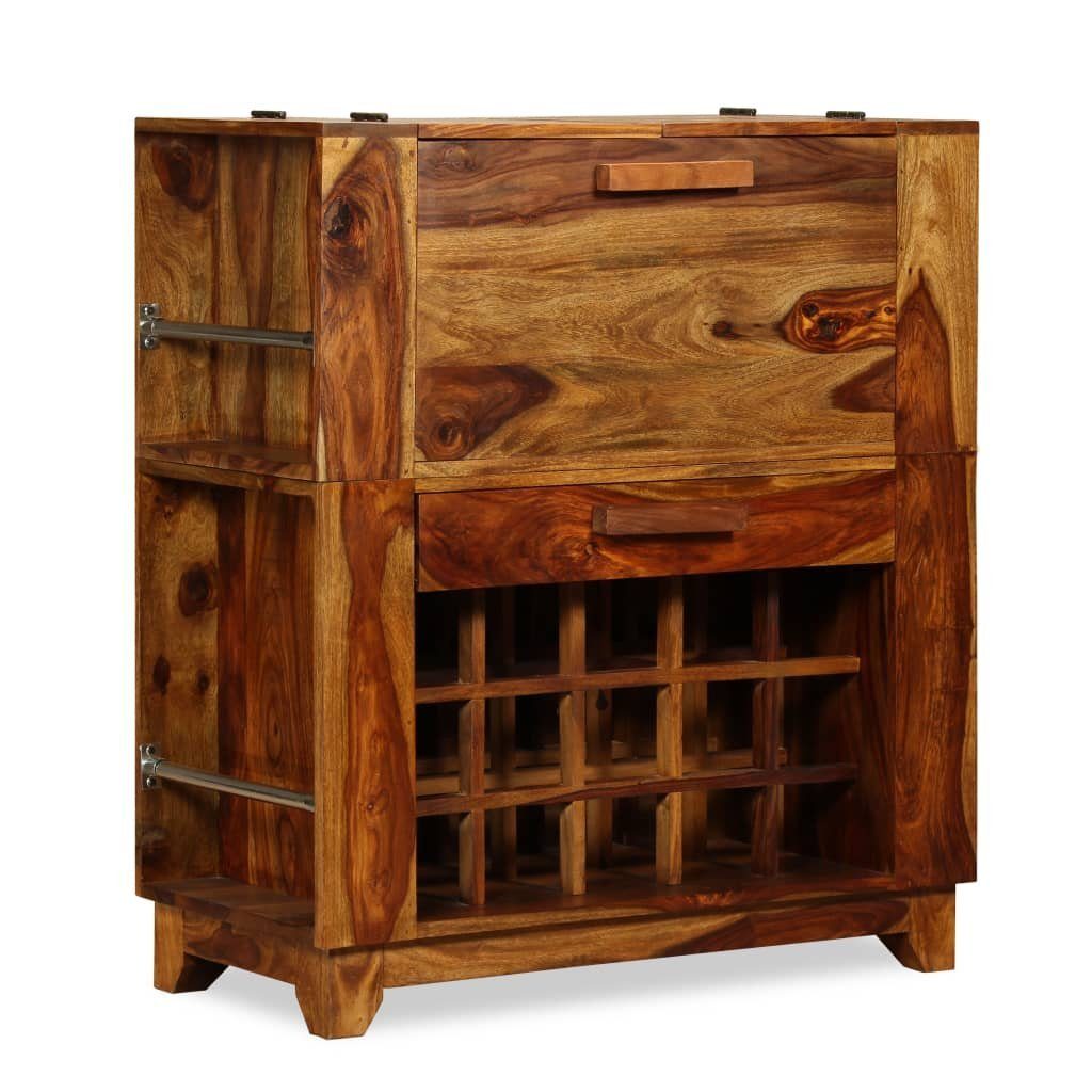 vidaXL Barschrank Barschrank Massivholz 85x40x95 cm