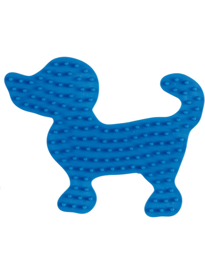 Hama Stiftplatte Kleiner Hund für Midi-Bügelperlen in blau günstig kaufen onesize