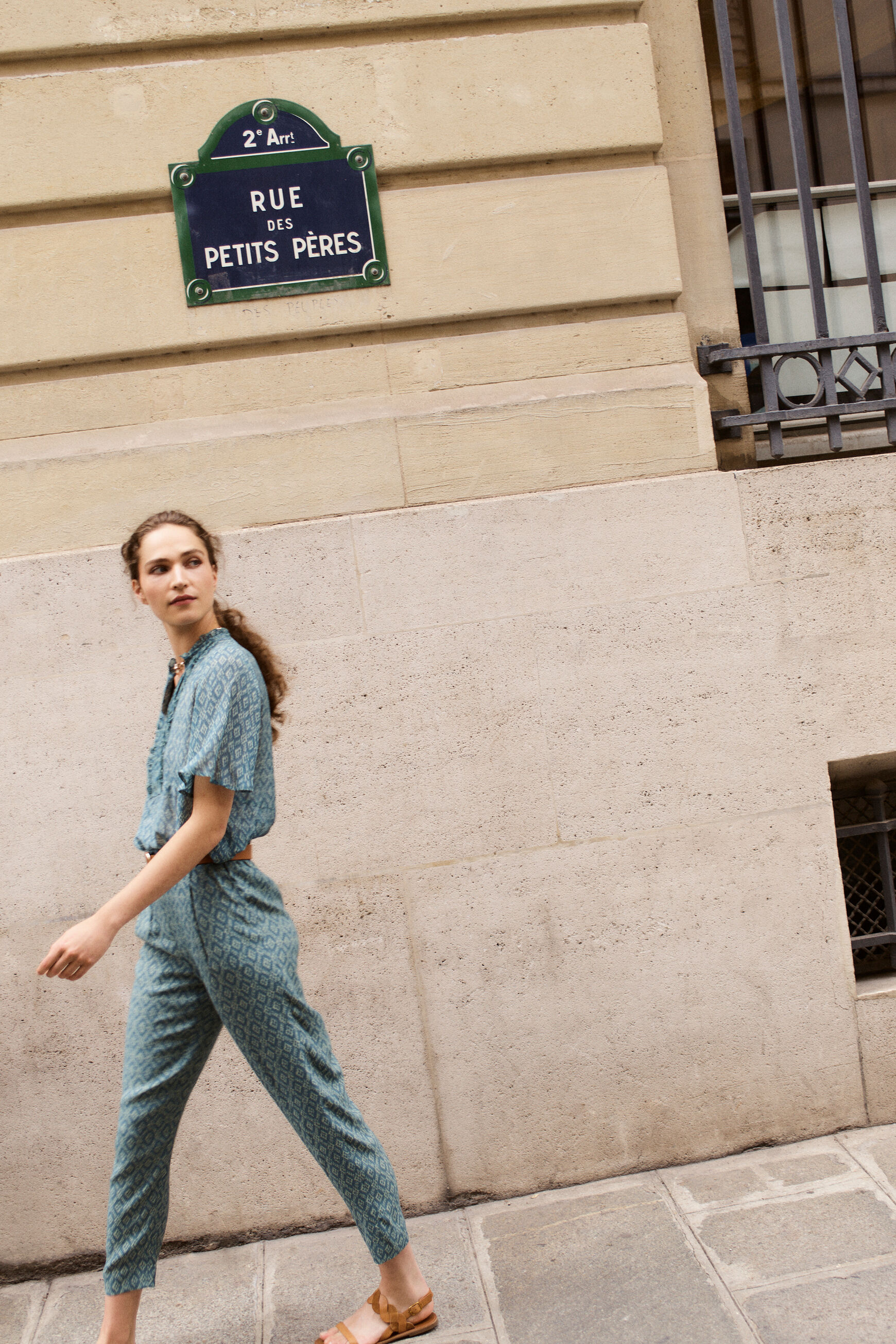 pantalon bobby vert clair femme