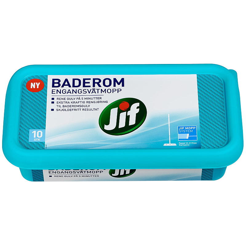 Jif Engangsmopp 10-pk Jif Baderom